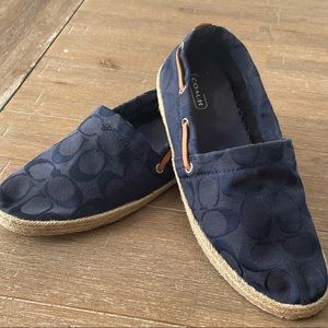 COACH Espadrille Navy 7 1/2